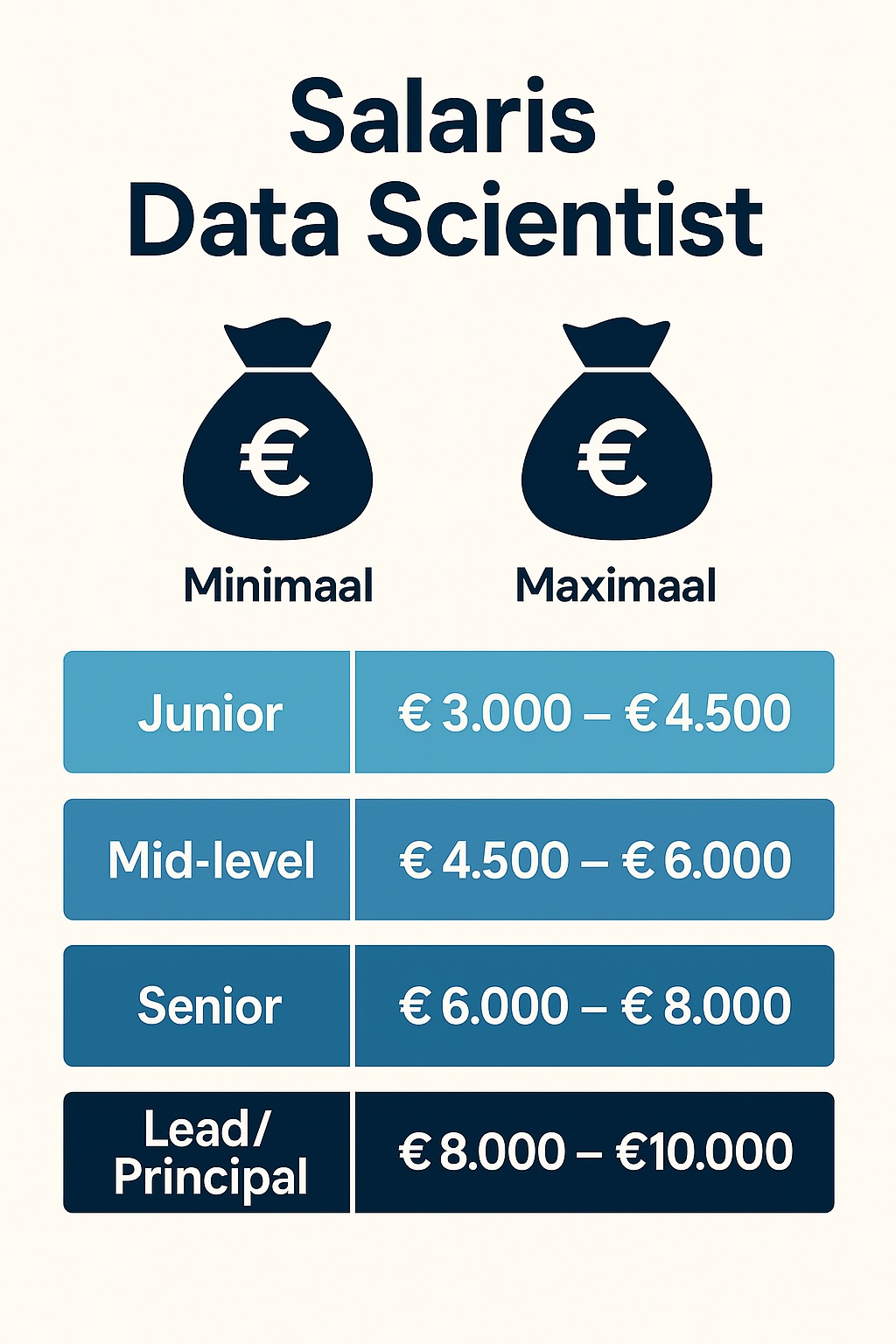 Wat verdient een Data Scientist - DataJobs.nl