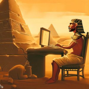 Geschiedenis van data en analytics oude Egyptenaar- DataJobs.nl